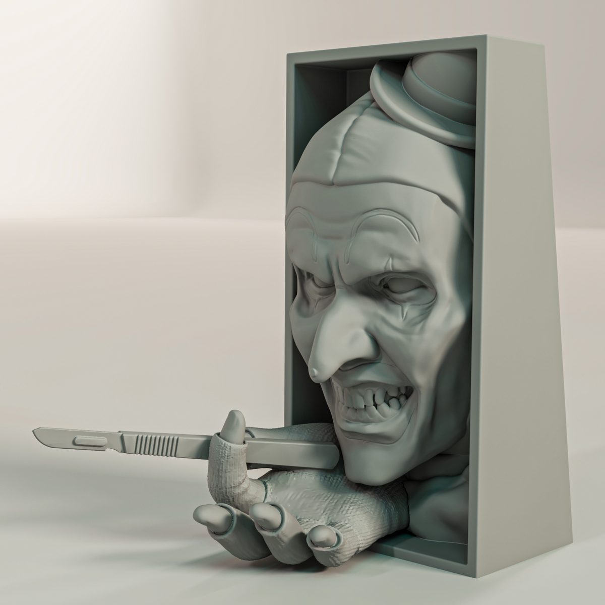 IT Book Nook — angled side view showing depth of frame and sculpted detail