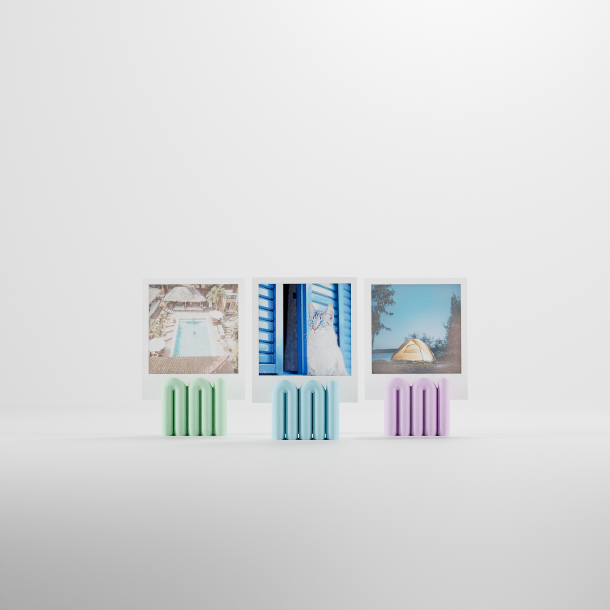 Aesthetic Wibble Photo Holder - render 1