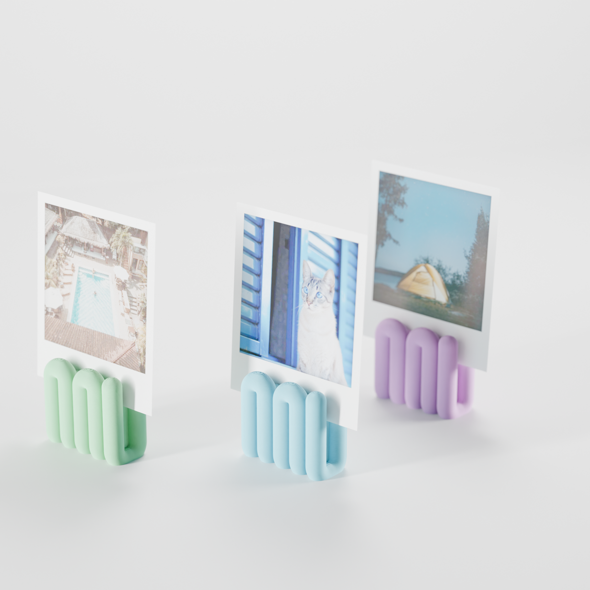 Aesthetic Wibble Photo Holder - render 2