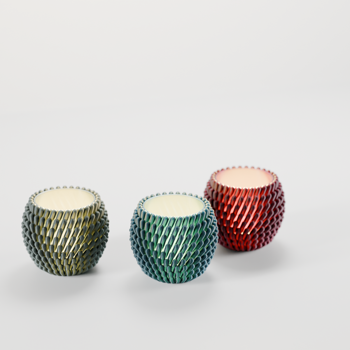 Sea Anemone Tealight Holder - render 2