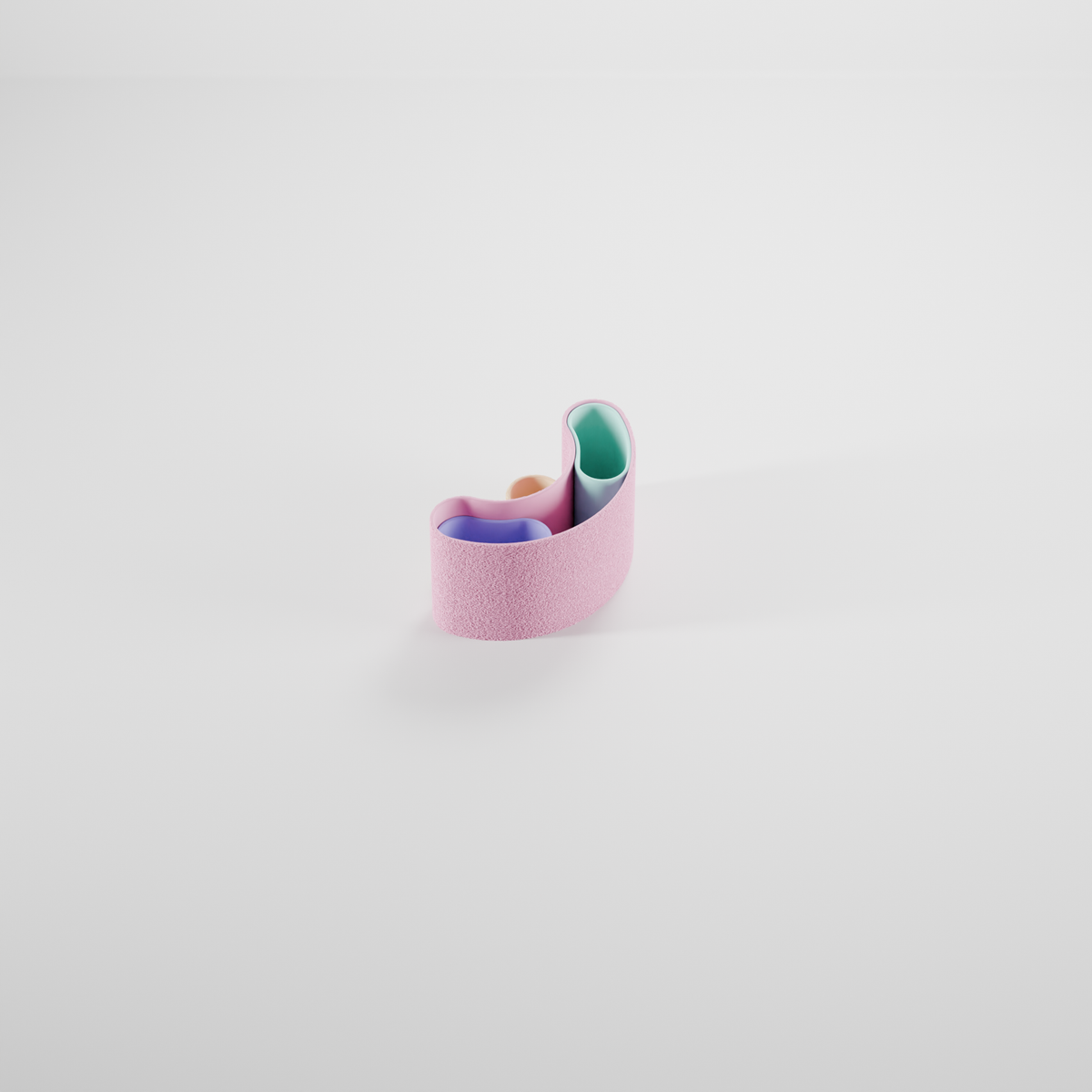 Modern Interlocking Desktop Organizer - render 3