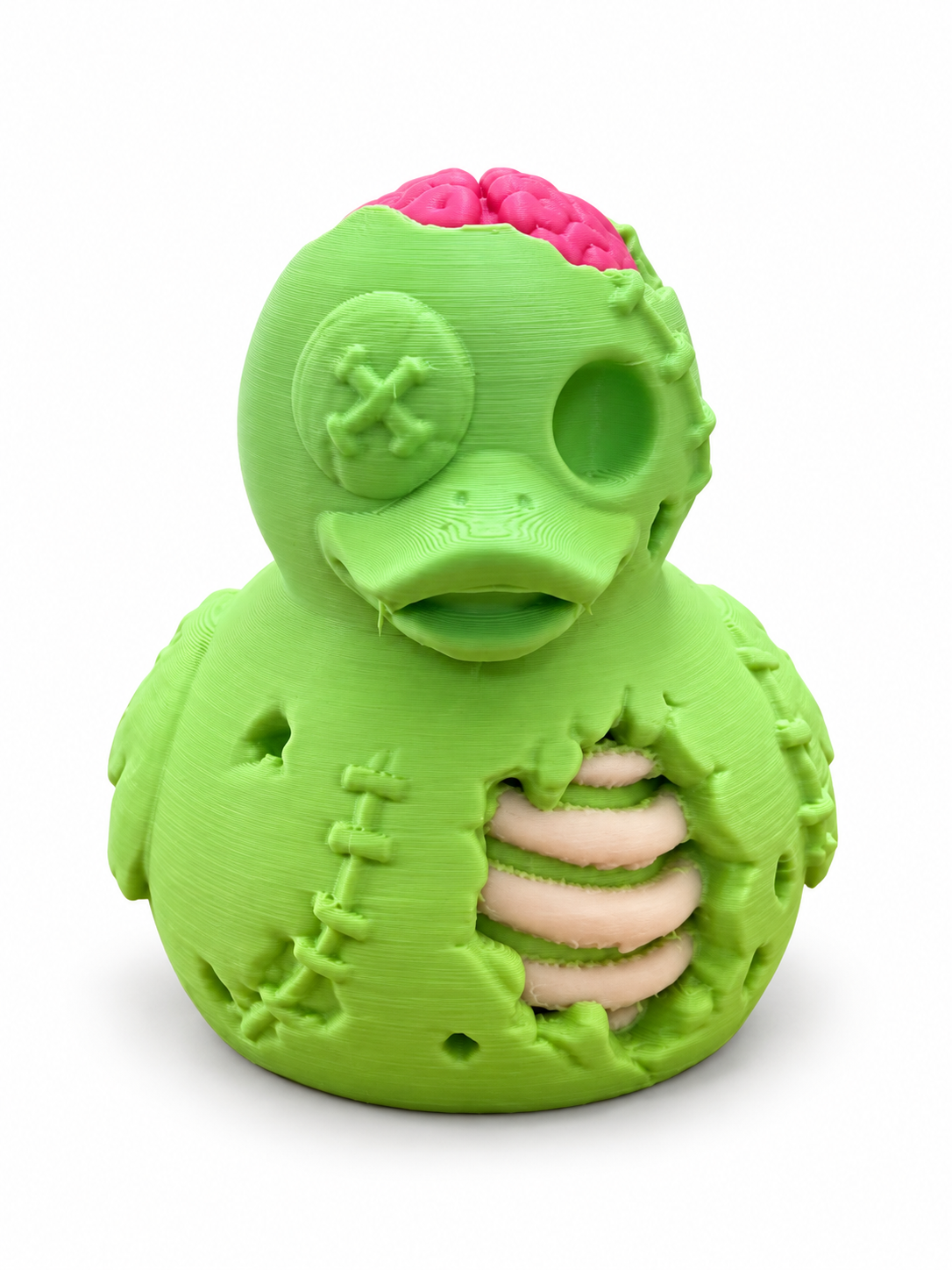 Green Zombie Jeep Duck front view