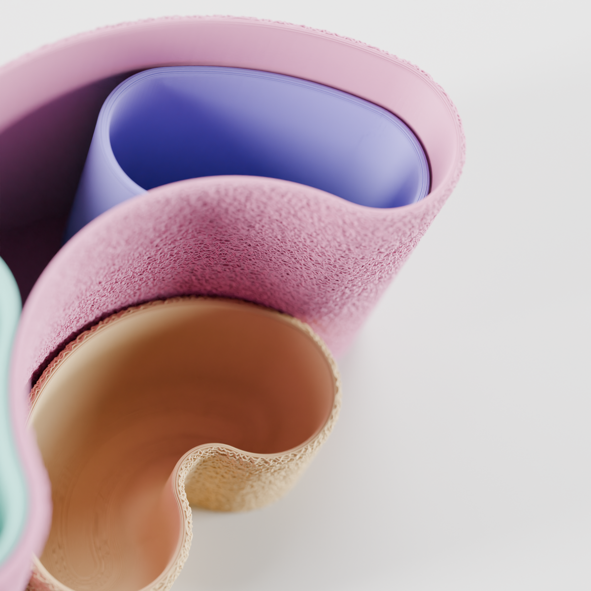 Modern Interlocking Desktop Organizer - render 5