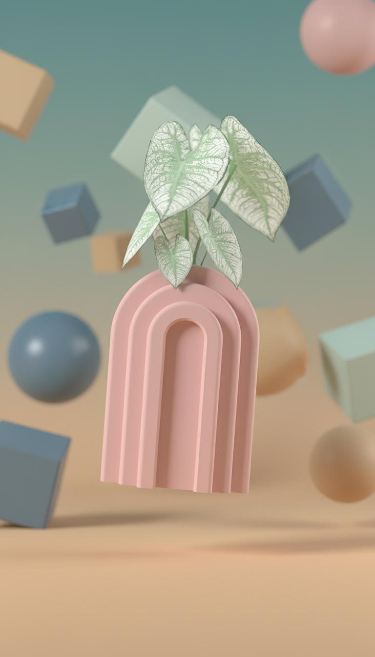 Modern Arch Planter