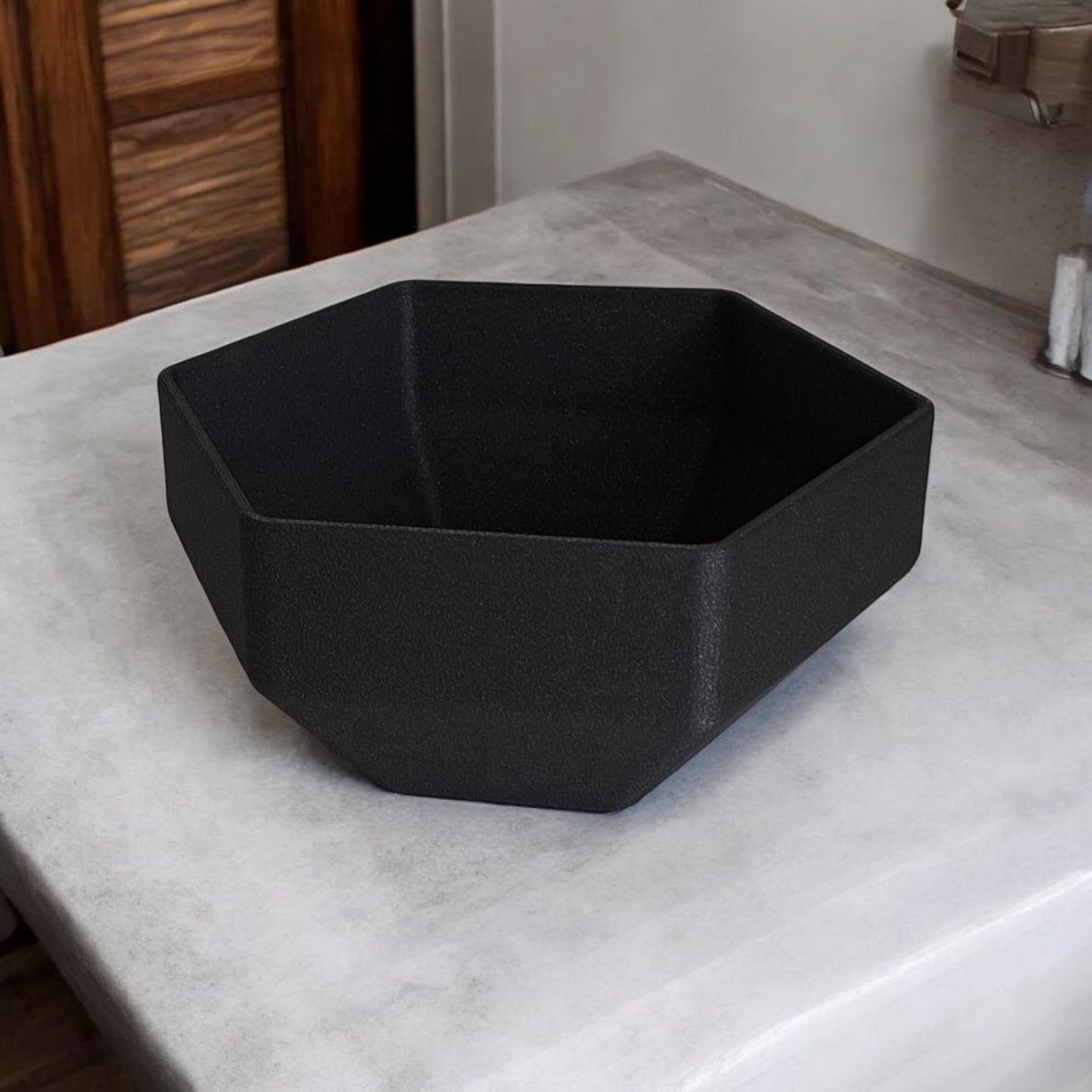 Minimalist Hexagonal Bowl