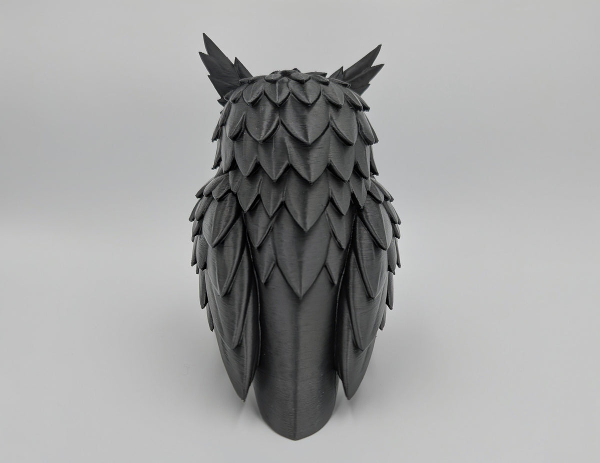 Crimson Watcher Owl rear view
