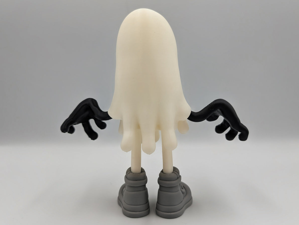Retro Ghost Figure rear view