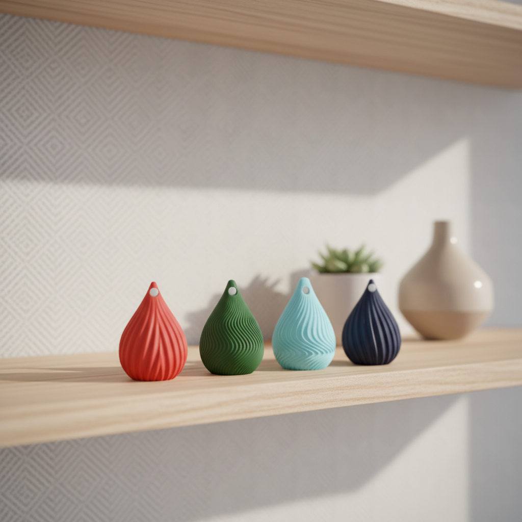 Twist Drop Christmas Ornaments