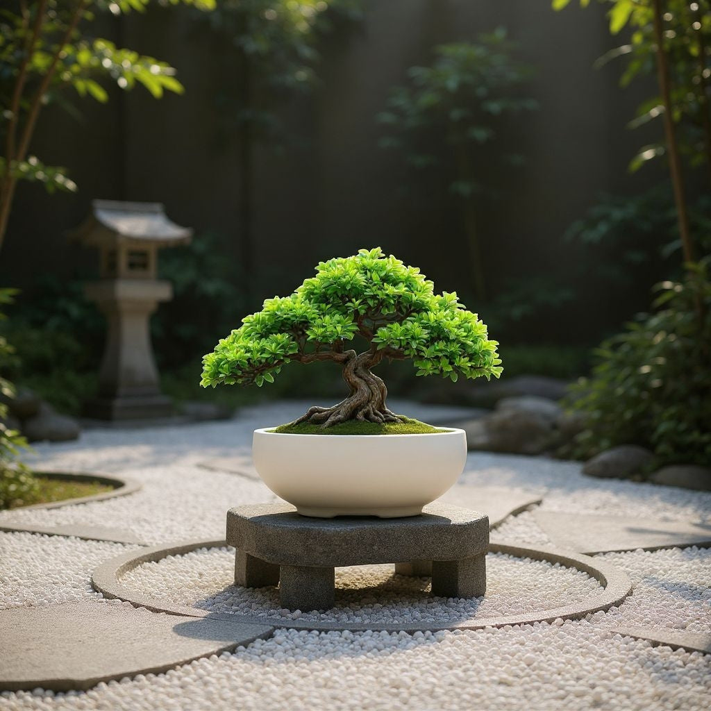 minimalist bonsai pot