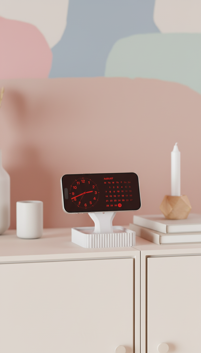 Modern Vertical Phone Charging Dock
