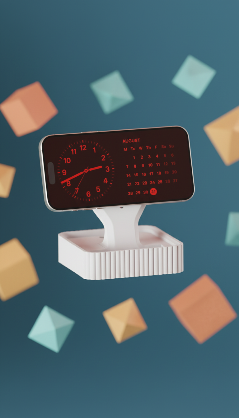 Modern Vertical Phone Charging Dock