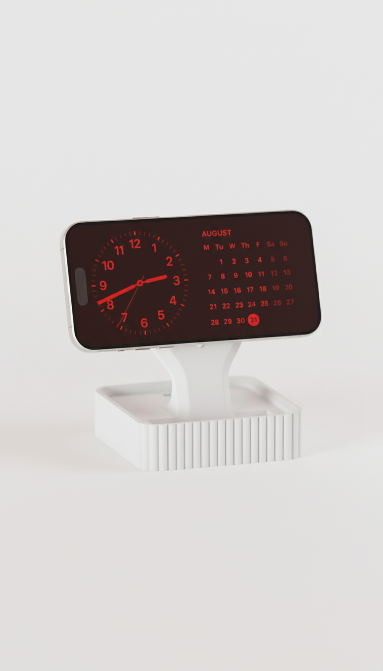 Modern Vertical Phone Charging Dock