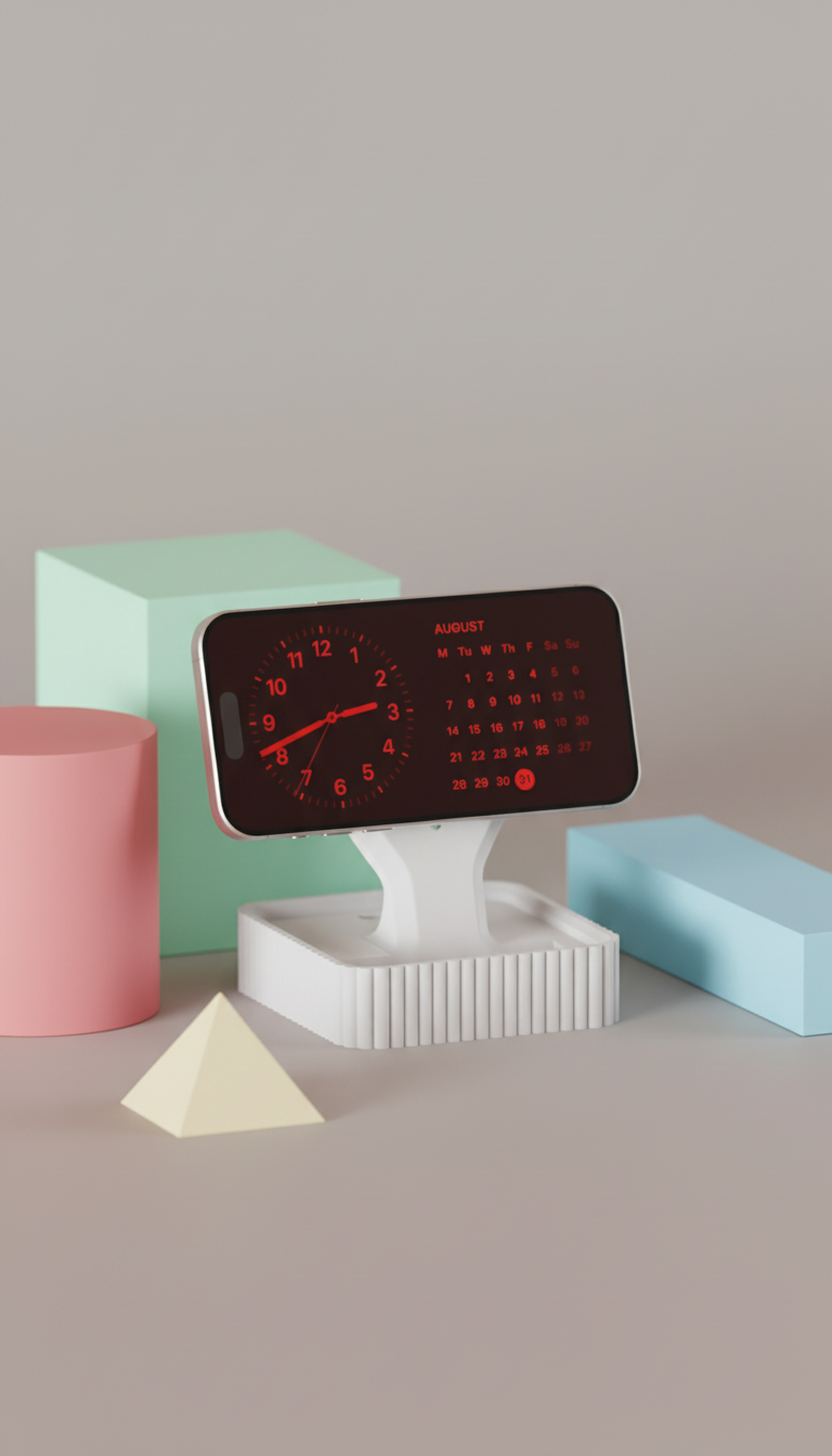 Modern Vertical Phone Charging Dock