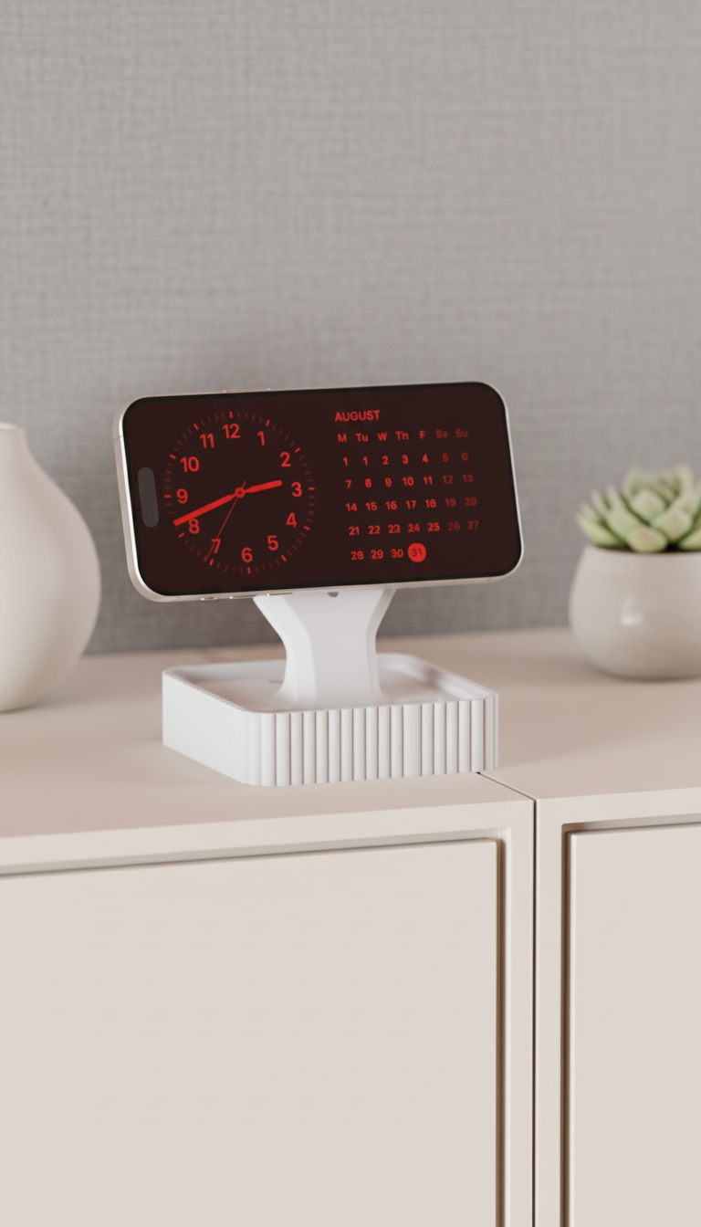 Modern Vertical Phone Charging Dock