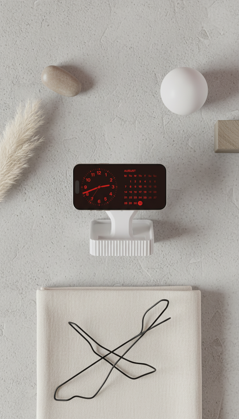 Modern Vertical Phone Charging Dock