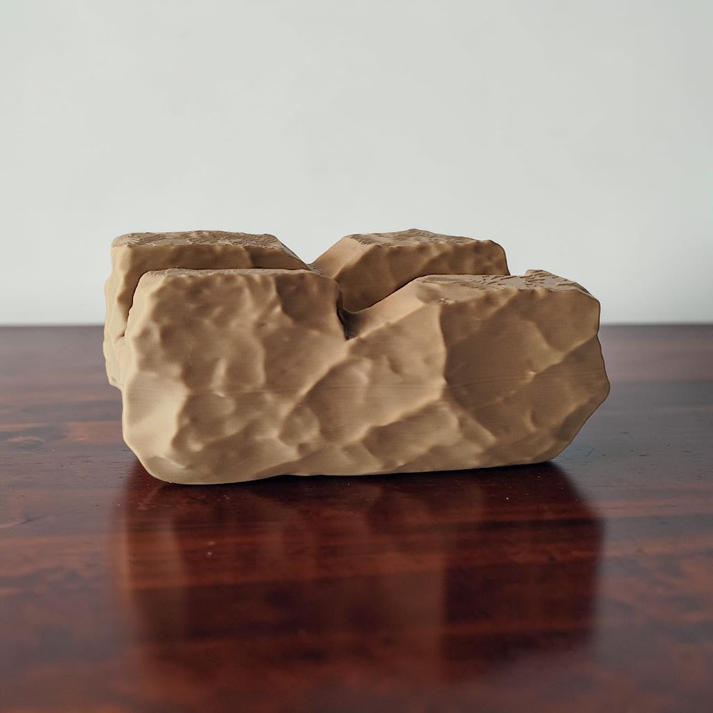 "Rock-Solid Business" Card Holder