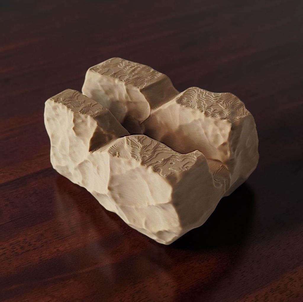 "Rock-Solid Business" Card Holder