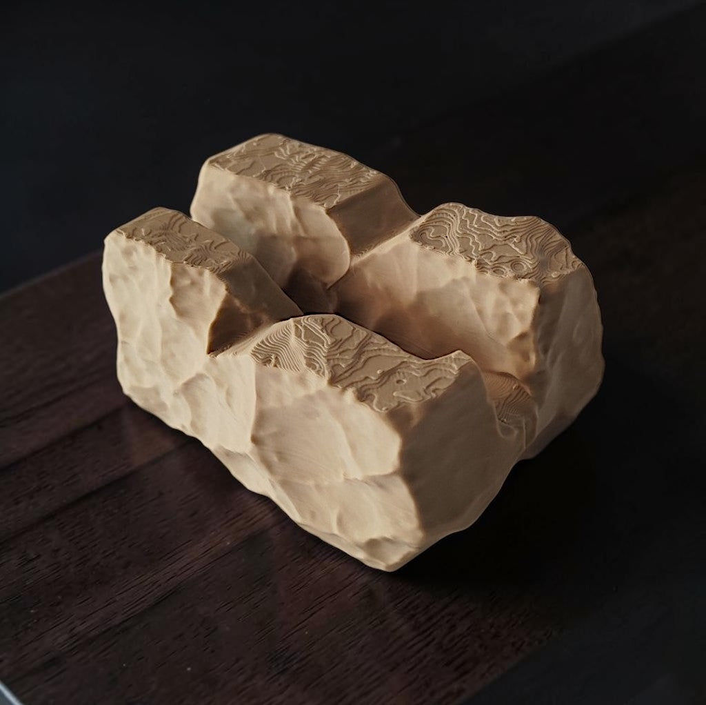 "Rock-Solid Business" Card Holder