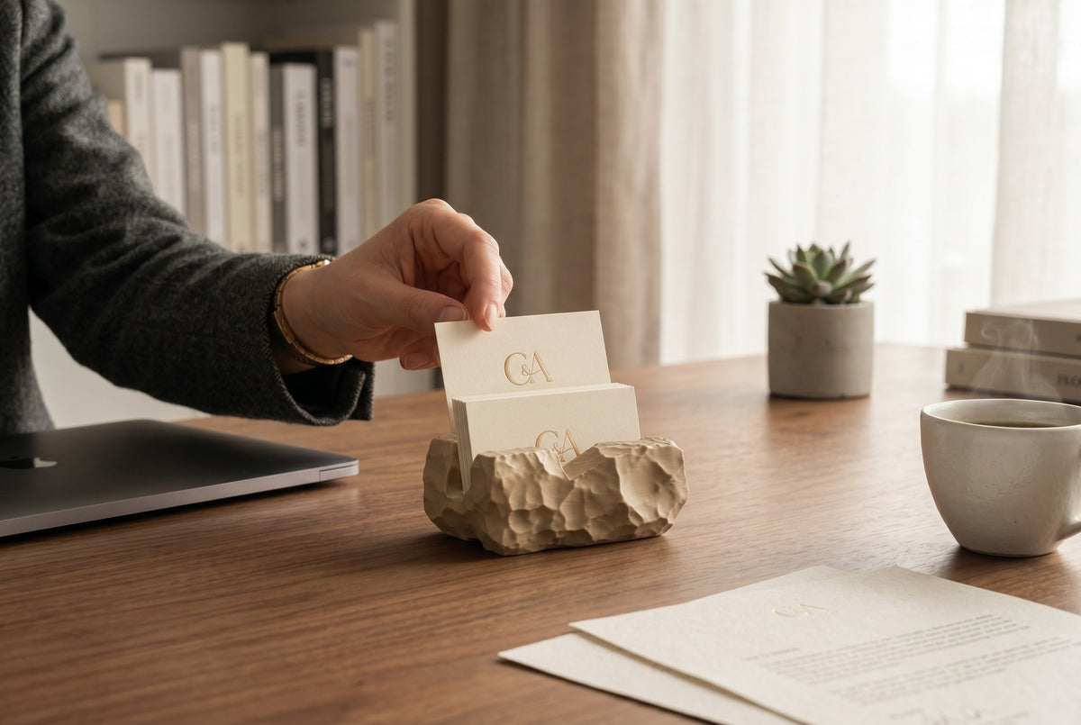 Rock-Solid Business Card Holder — lifestyle shot variant 3