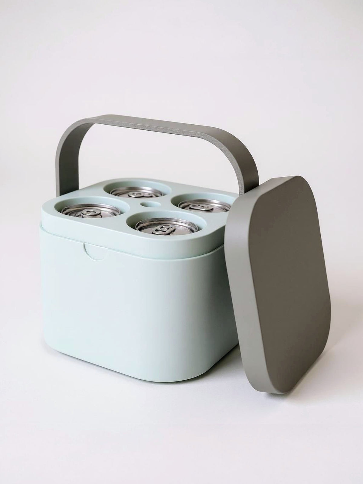 Freezable Can Carrier — Portable 4-Can Cooler Box