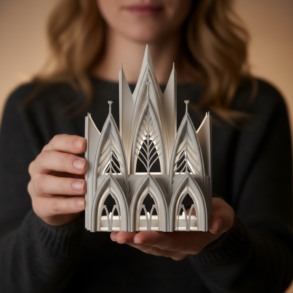 Gothic Cathedral Book Nook lifestyle 3