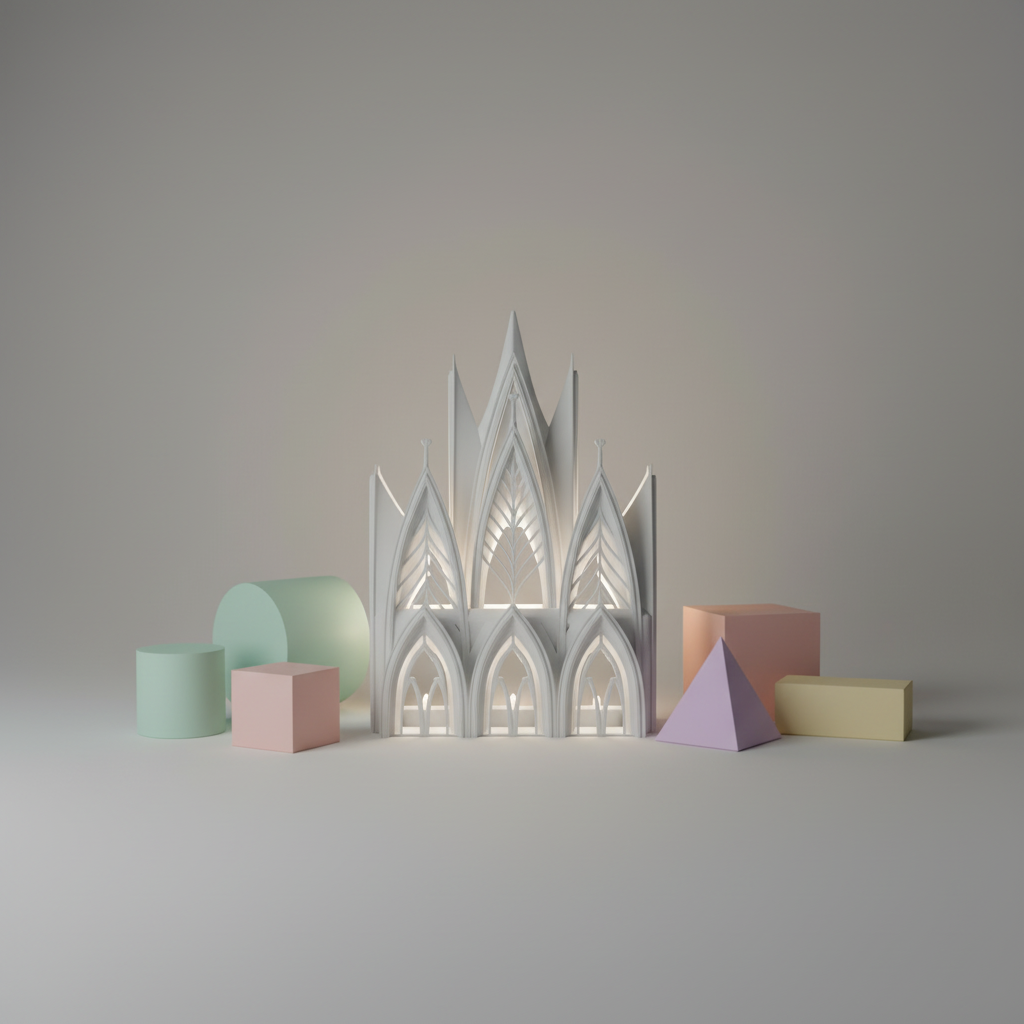 Gothic Cathedral Book Nook lifestyle 5