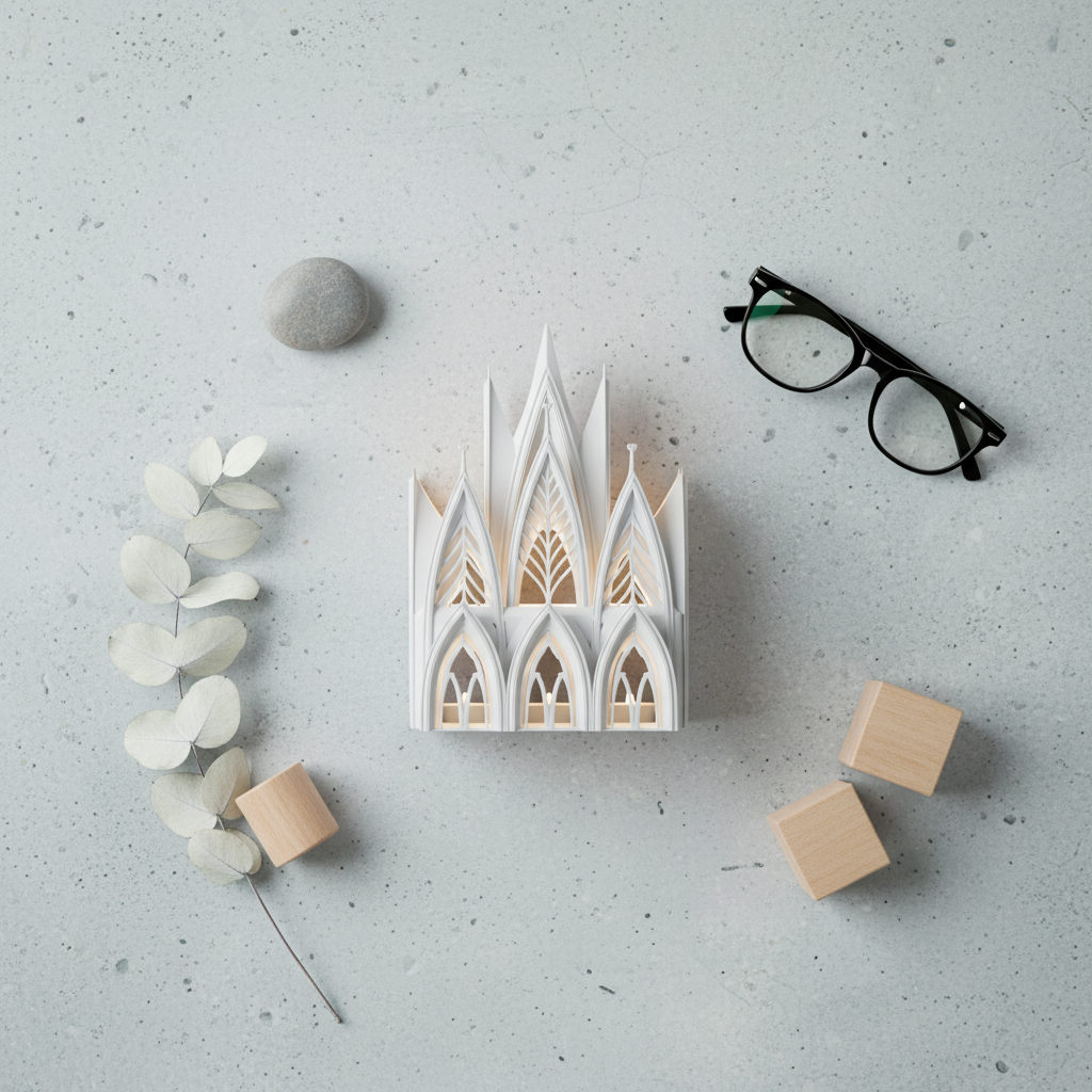 Gothic Cathedral Book Nook lifestyle 7