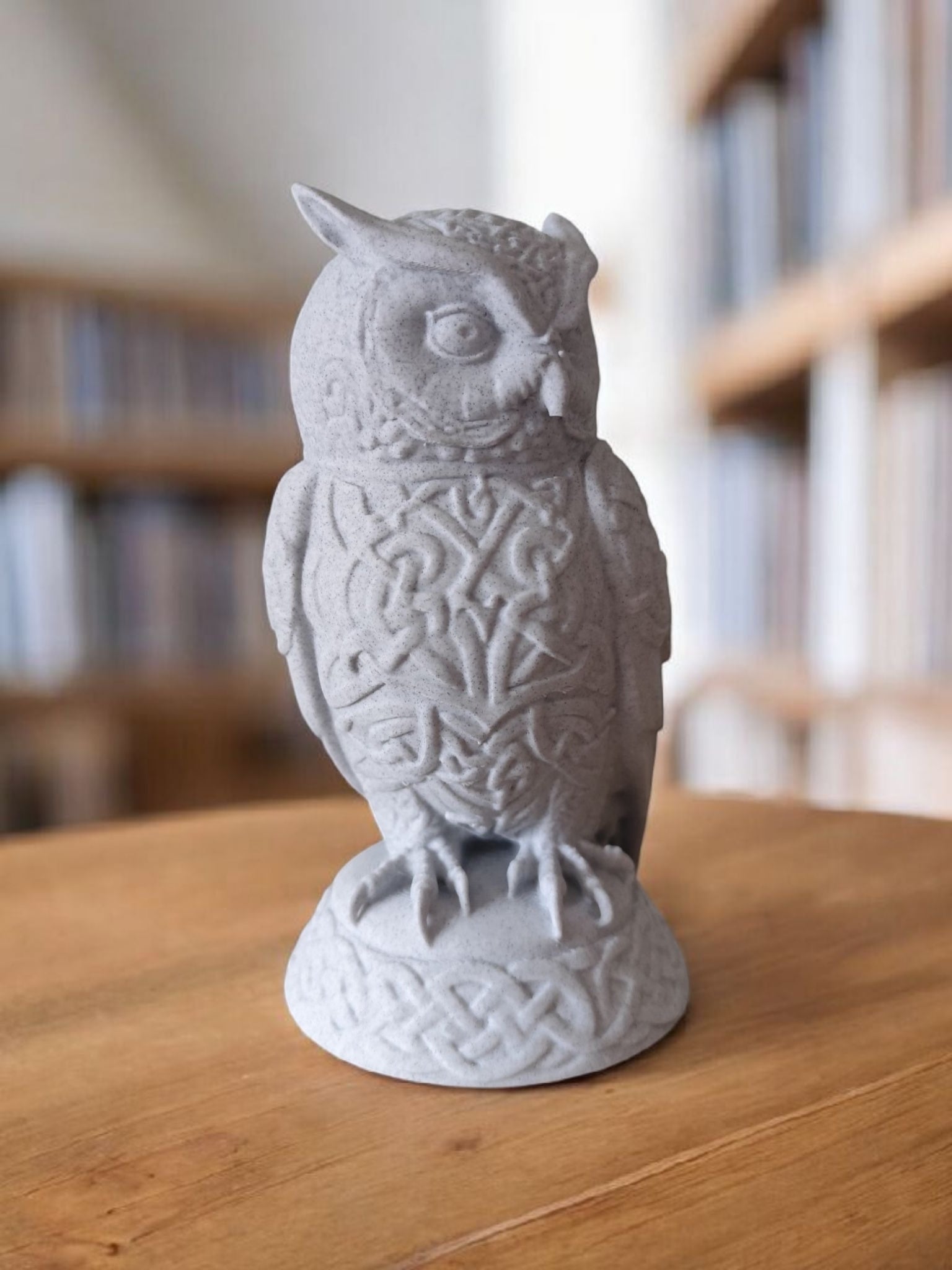 Celtic ornament owl