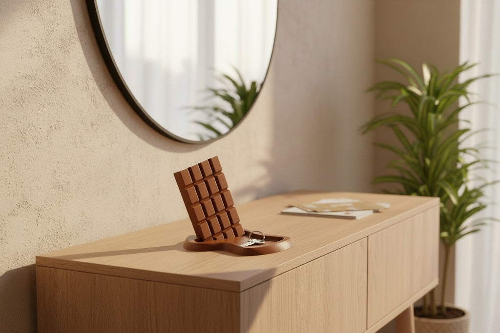 Entryway Key Tray – "Melting Chocolate"