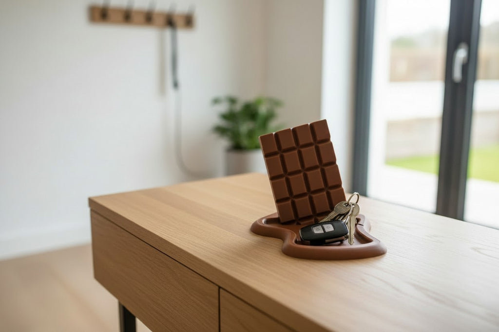 Entryway Key Tray – "Melting Chocolate"