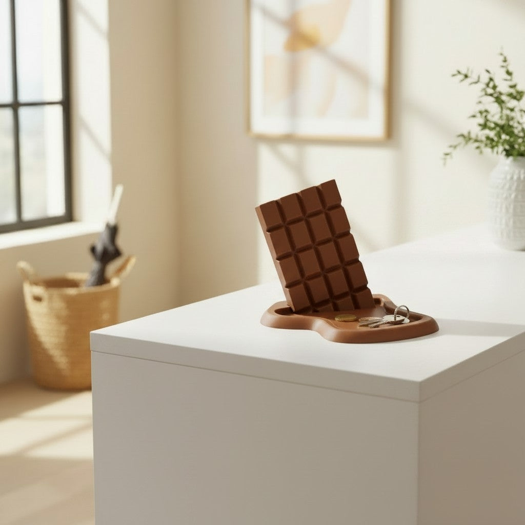 Entryway Key Tray – "Melting Chocolate"