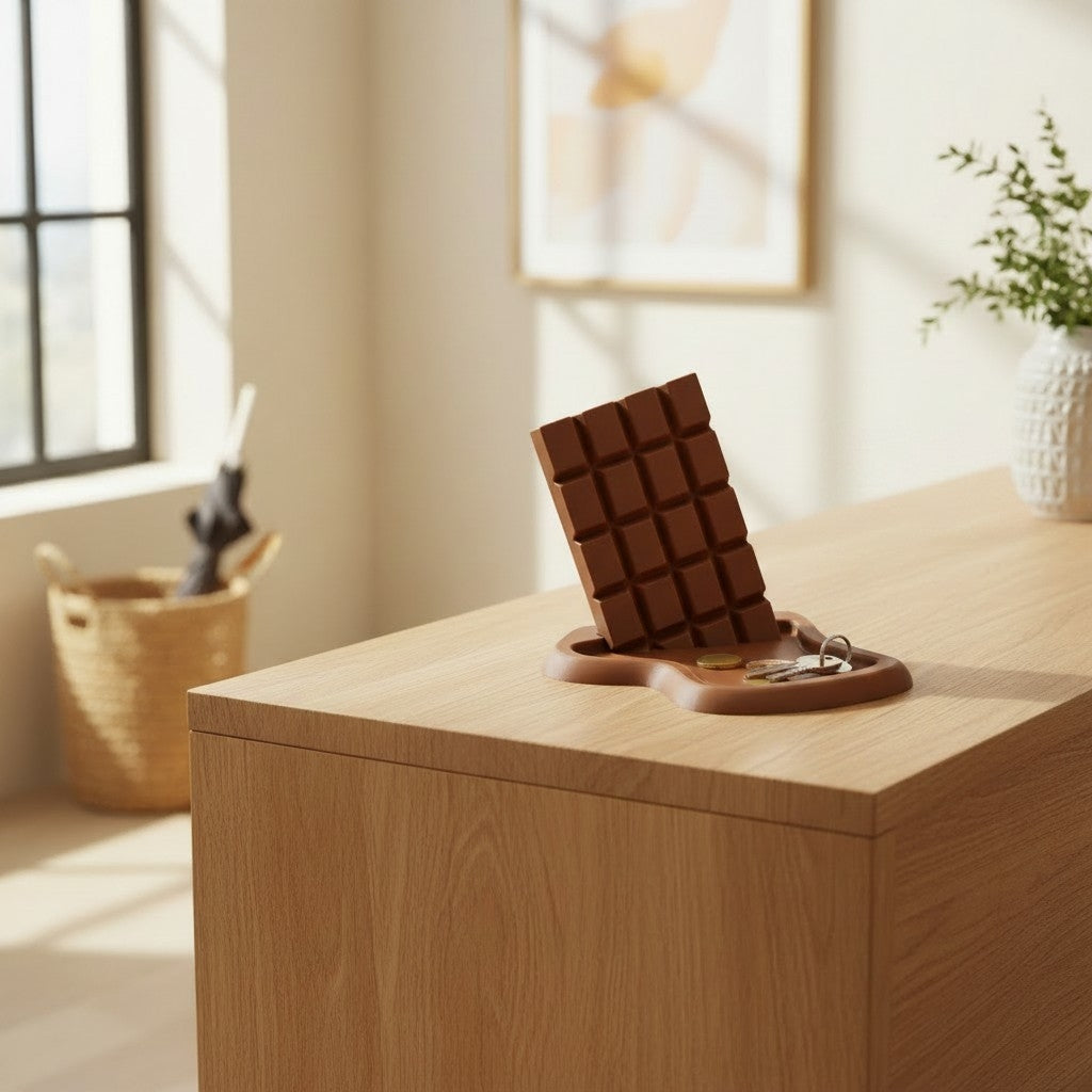Entryway Key Tray – "Melting Chocolate"