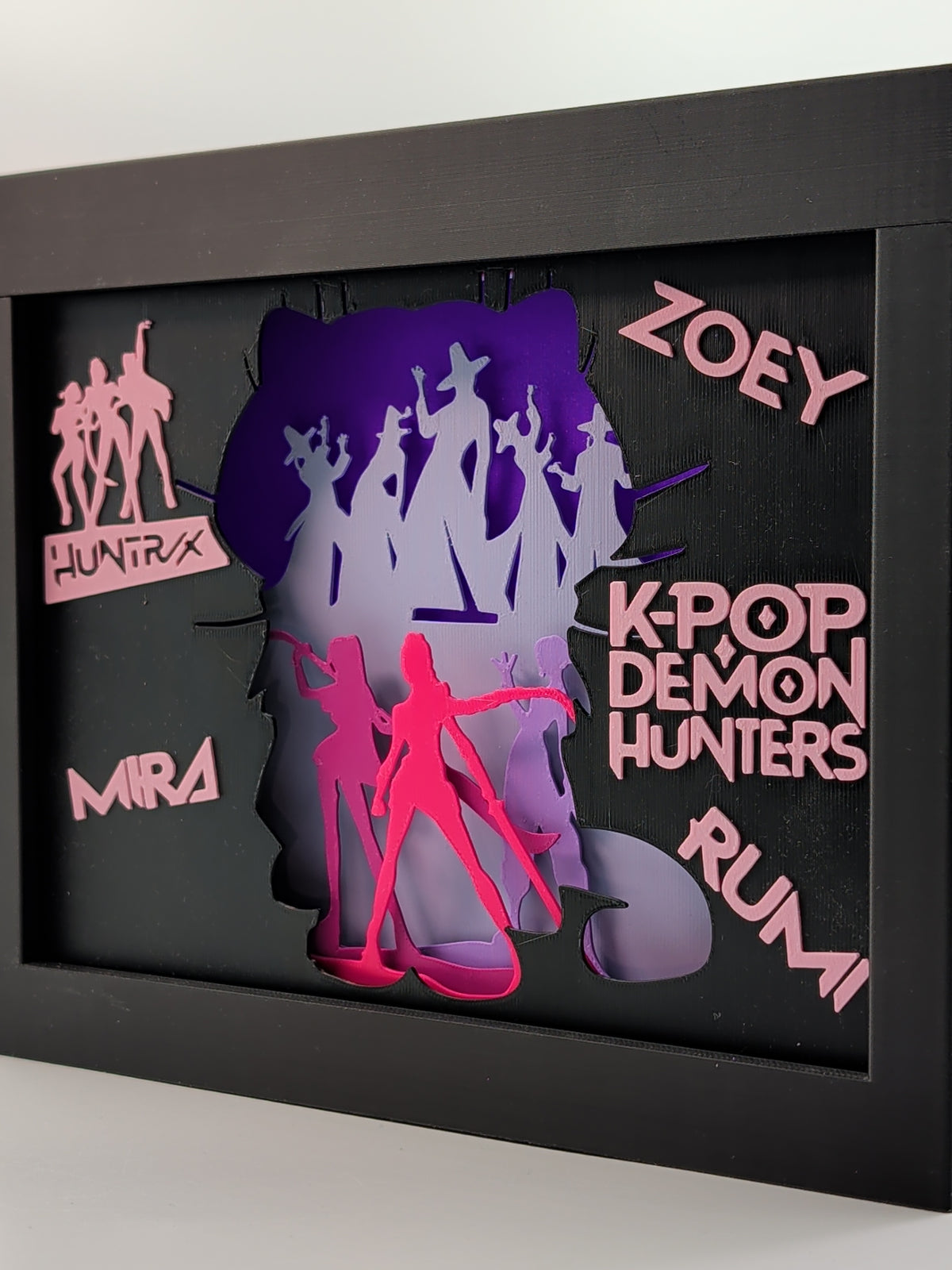 K-Pop Demon Hunters Shadow Box