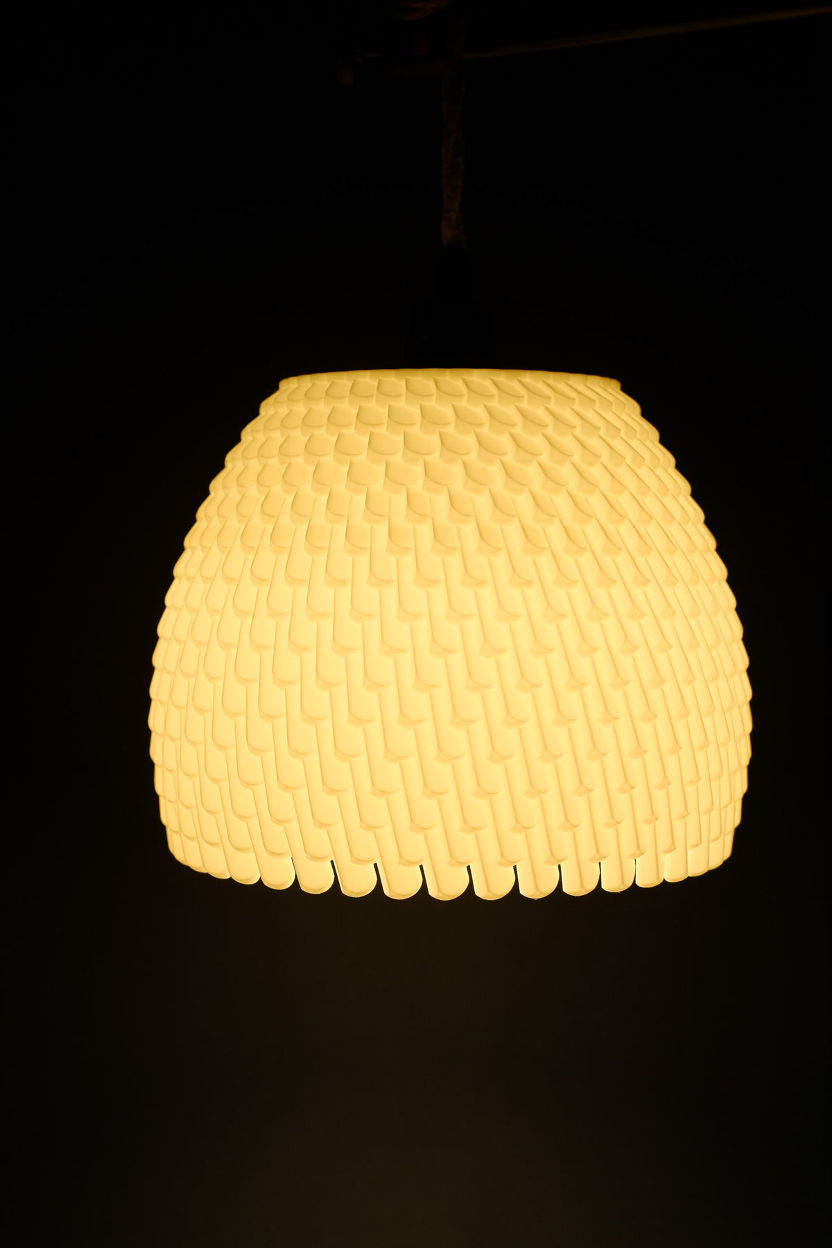 Elegant Staggered E27 Pendant Lampshade real photo DSCF0257