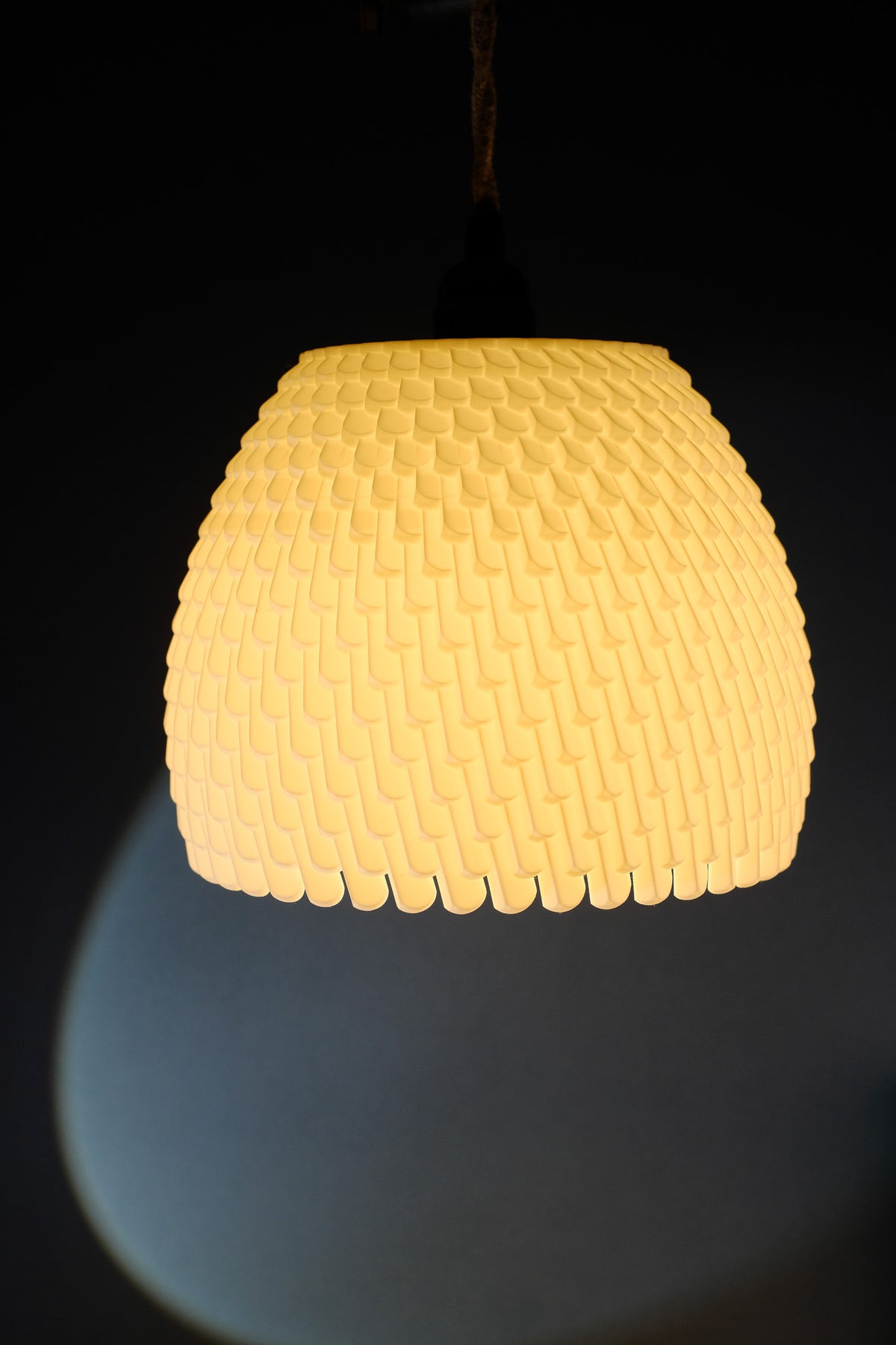 Elegant Staggered E27 Pendant Lampshade real photo DSCF0262