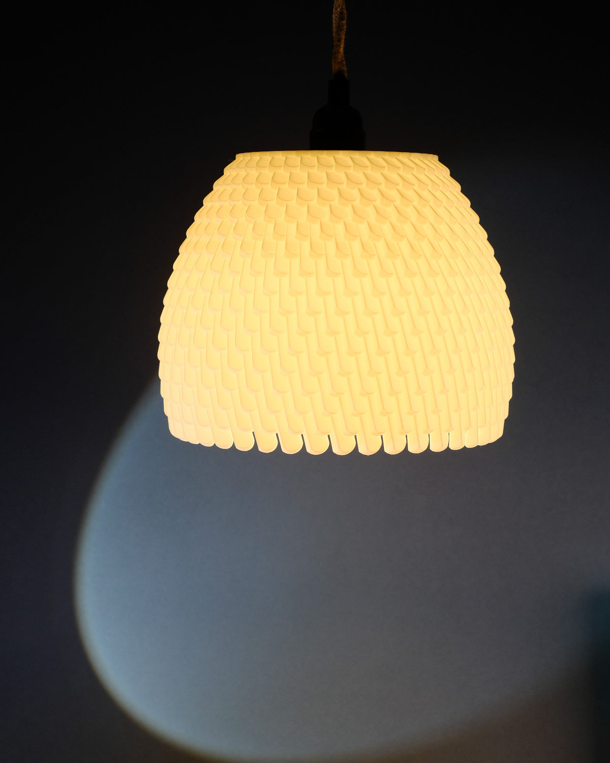 Elegant Staggered E27 Pendant Lampshade real photo DSCF0263