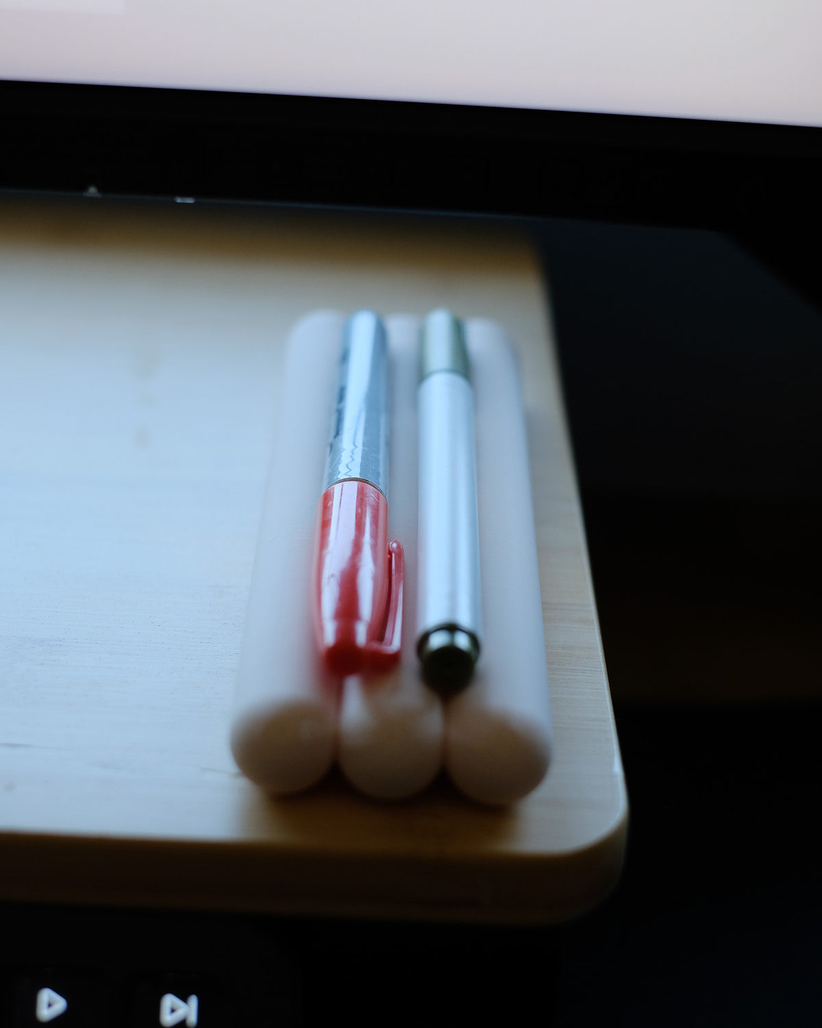 Minimalist Pen Tray real photo - front view