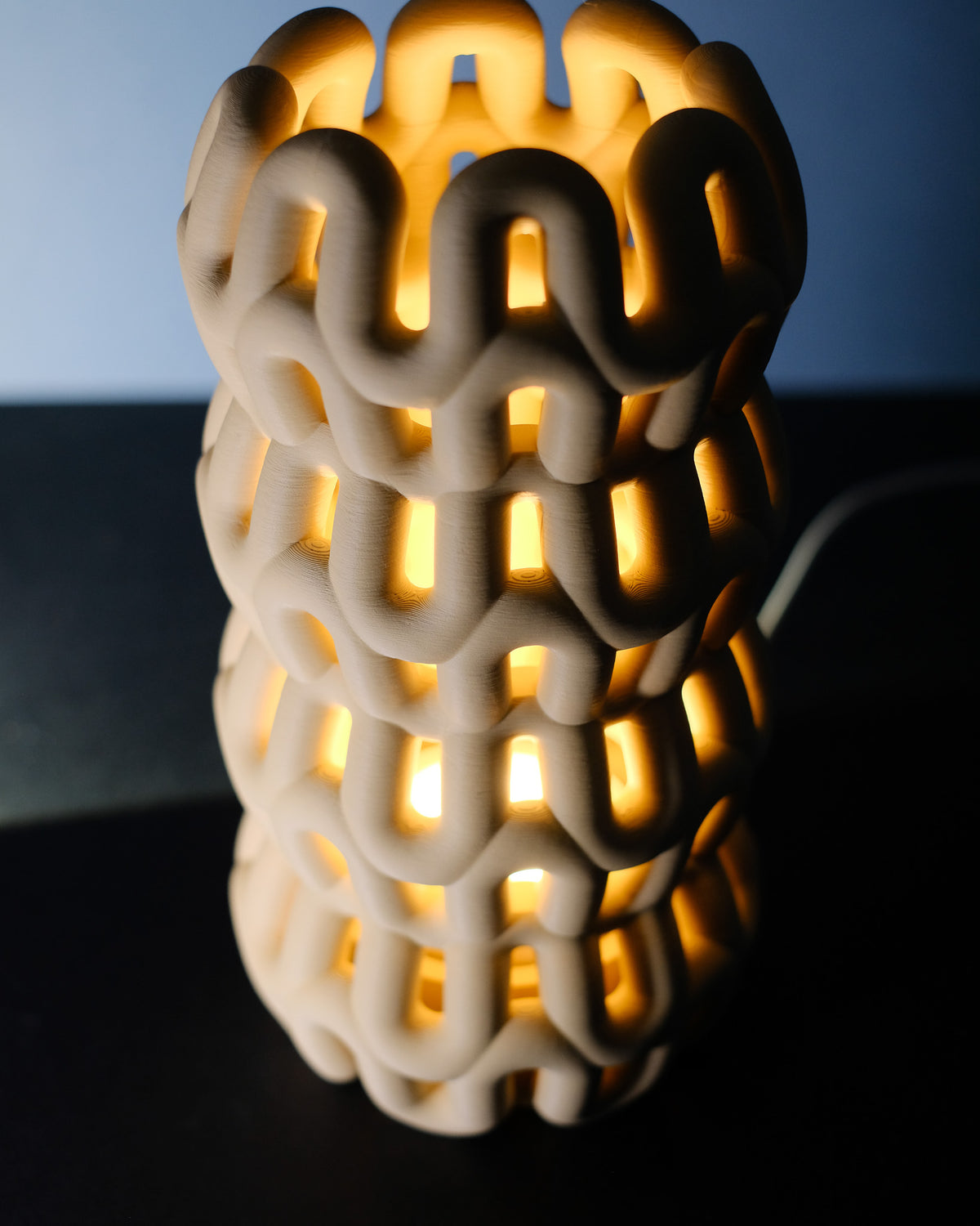 Wibble Weave LED Lamp