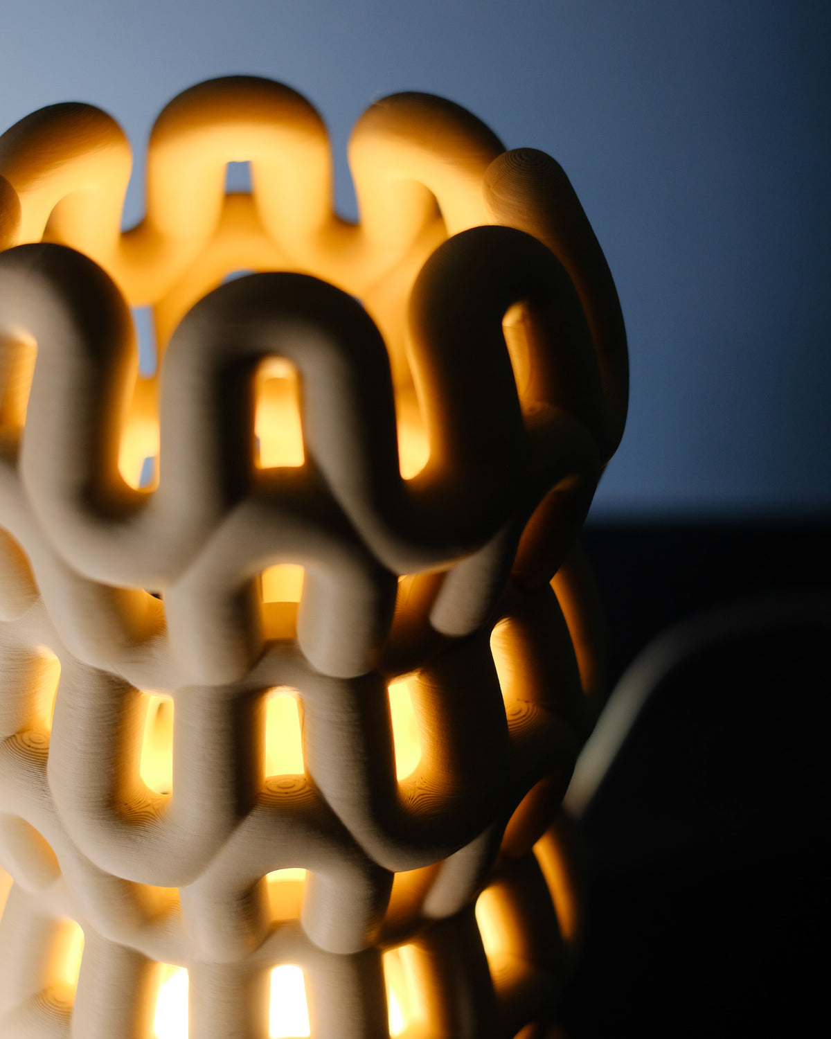 Wibble Weave LED Lamp