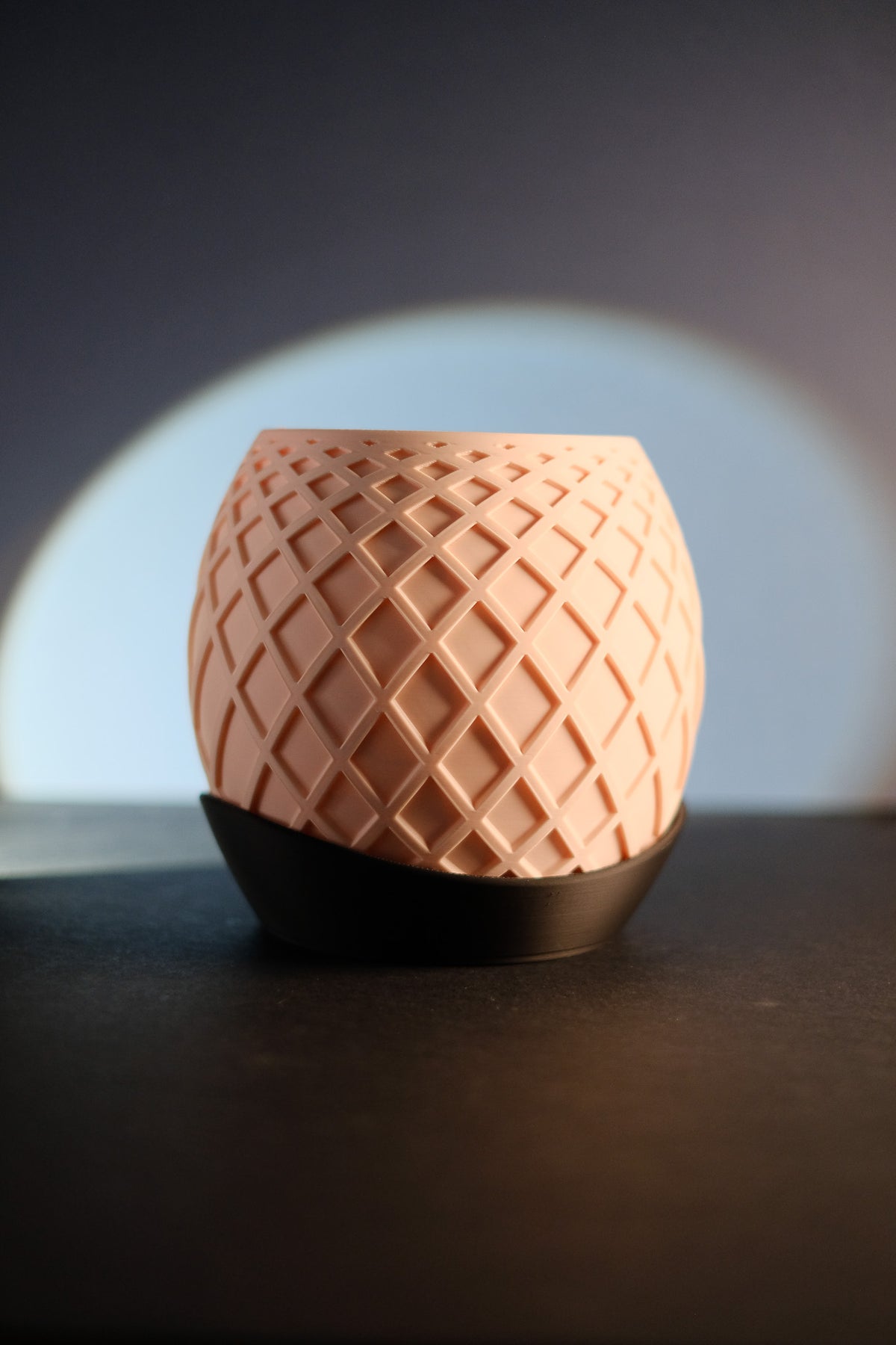Lattice Globe Planter - bare product view