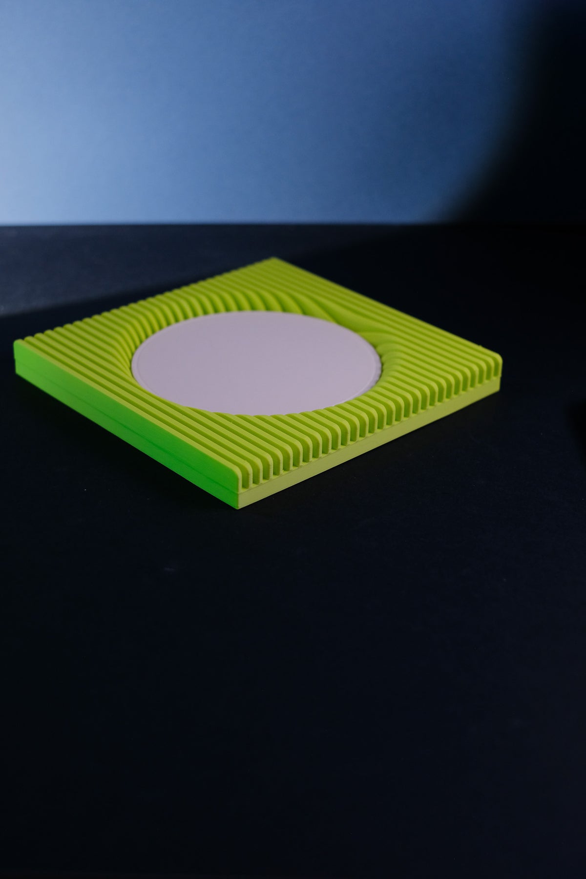 Modern Ribbed Two-Part Catch-All Tray - photo 1