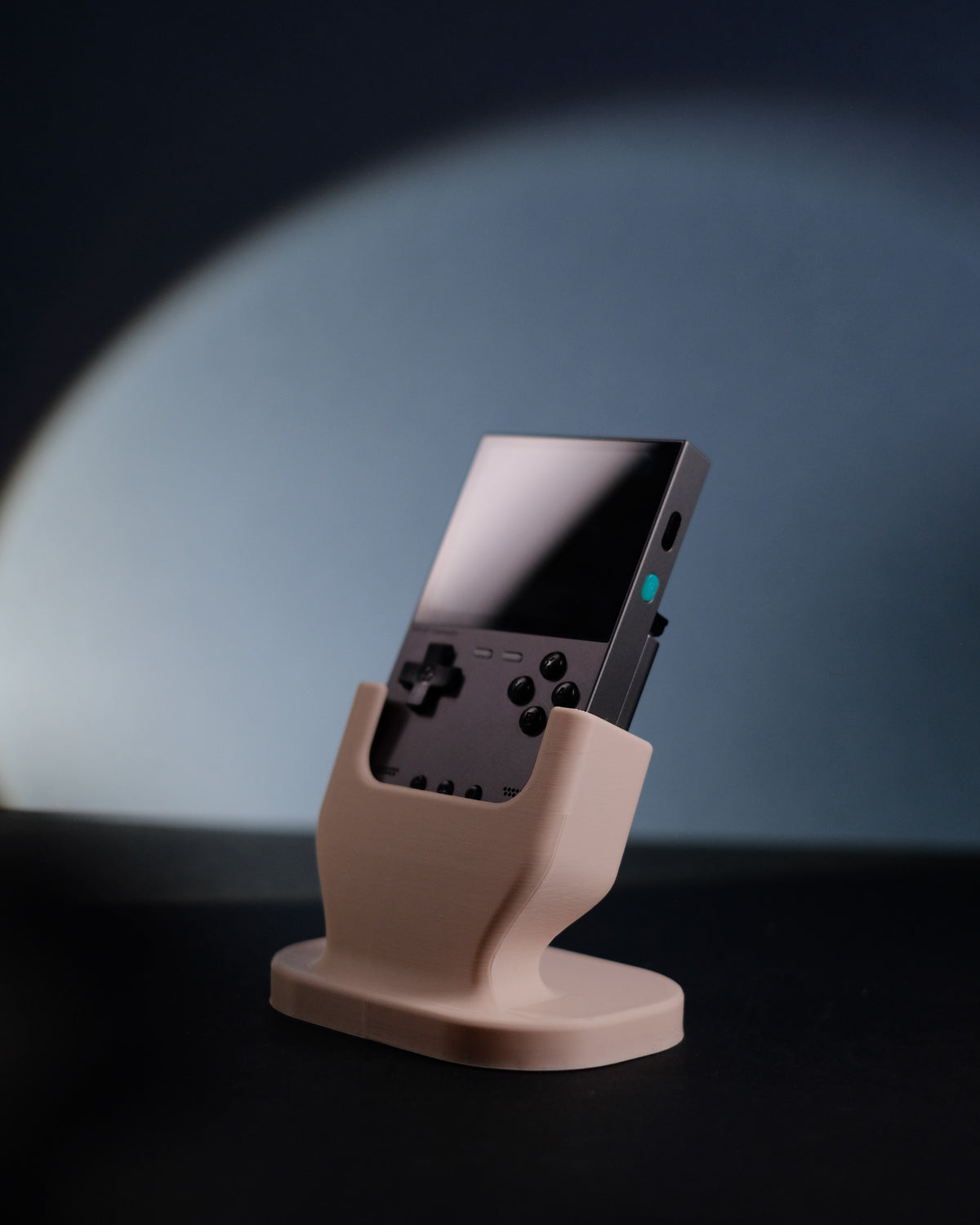 Trim UI Smart Retro Console Stand - held in hands