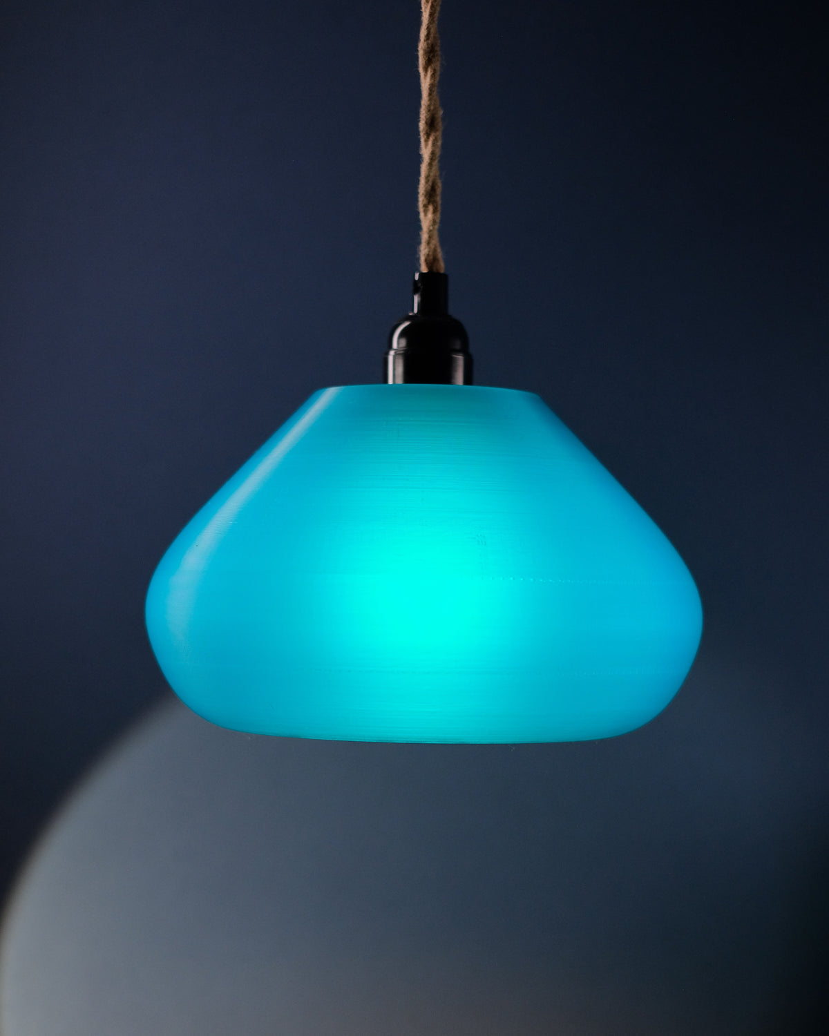 Soft Revolve Glow E27 Lampshade - render top view