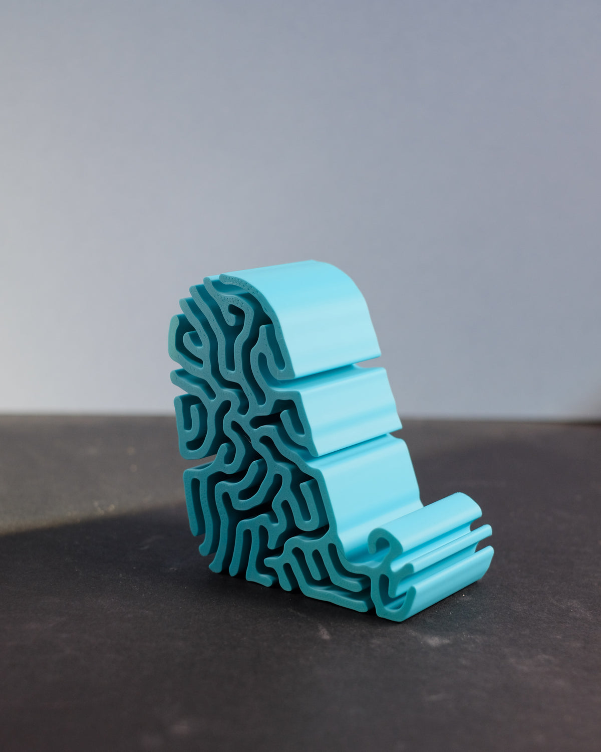 Modern Coral Differential Growth Phone Stand