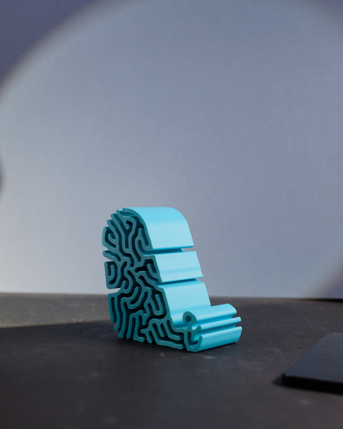 Modern Coral Differential Growth Phone Stand