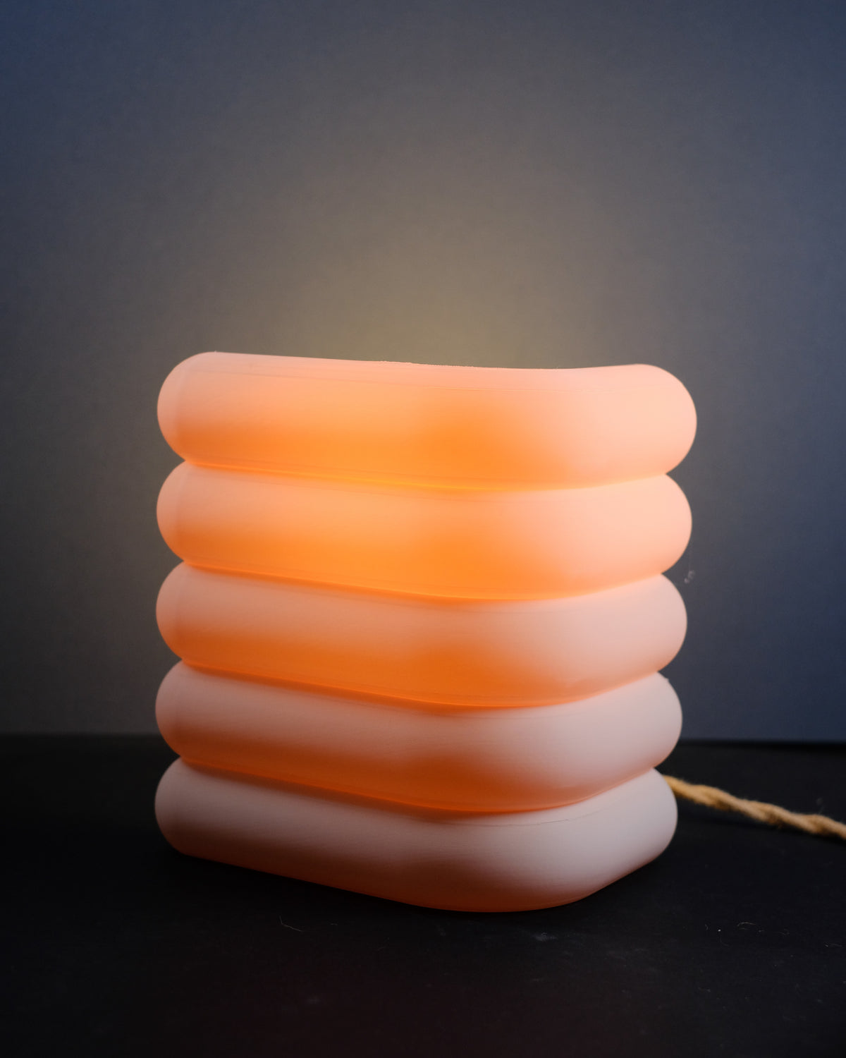 Stacked Pipe E27 Minimalist Lamp