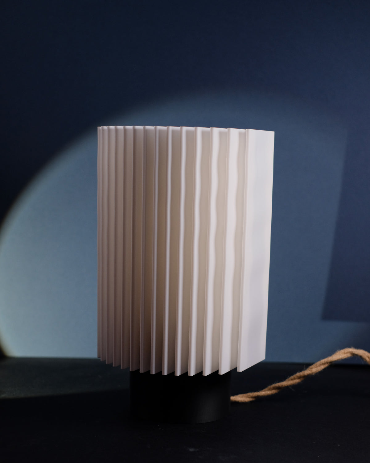 Slat Shade E27 Lamp - lifestyle dark background