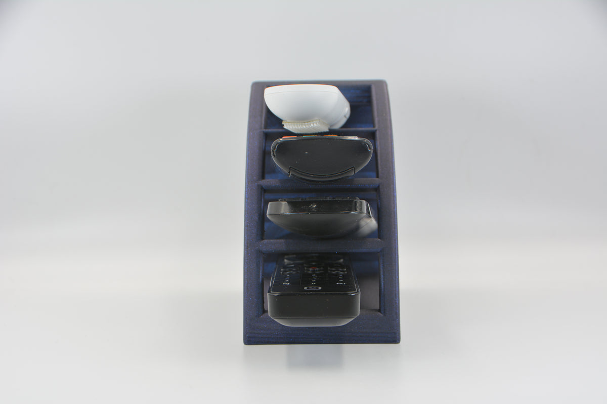 Remote Control Organizer — 4-Slot Curved Arch Holder