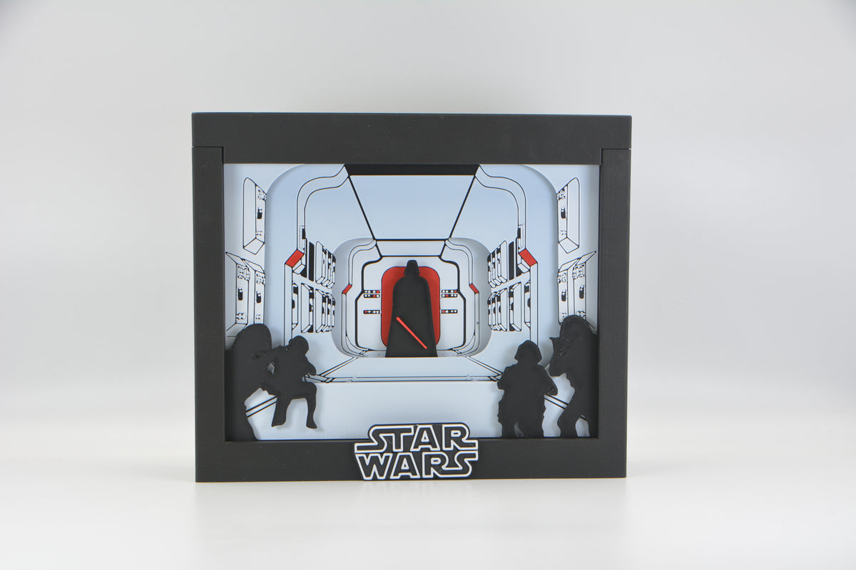 Star Wars - Boarding of the Tantive IV Shadow Box