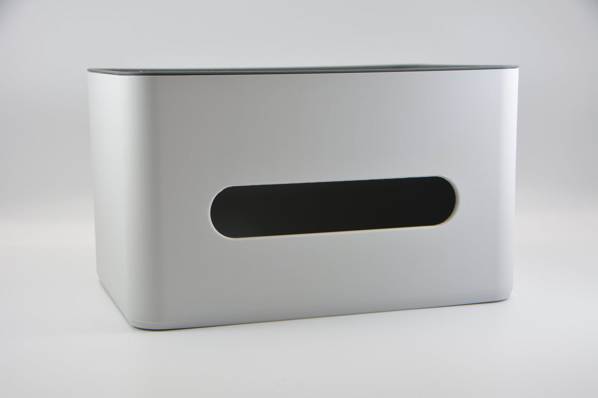 Modern Tissue Box Organiser with Storage Compartments